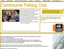 Tablet Screenshot of cambournefishingclub.com